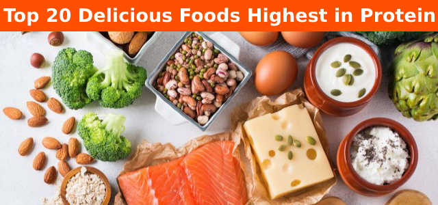 Top 20 Foods High In Protein