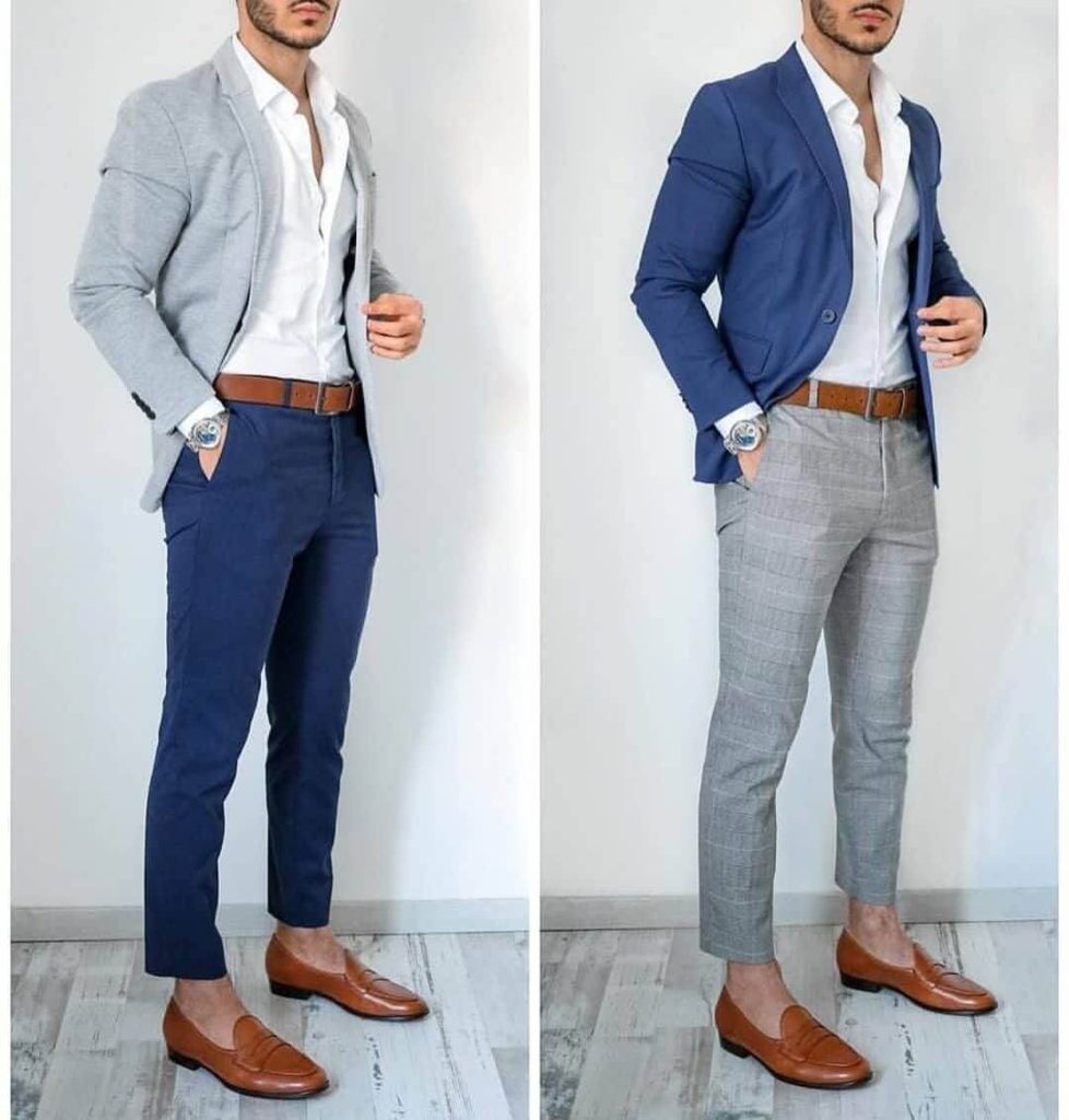 Blue Outfits With Blazer