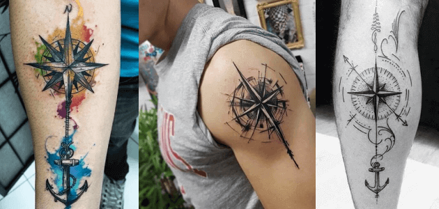 Compass Tattoos For Men