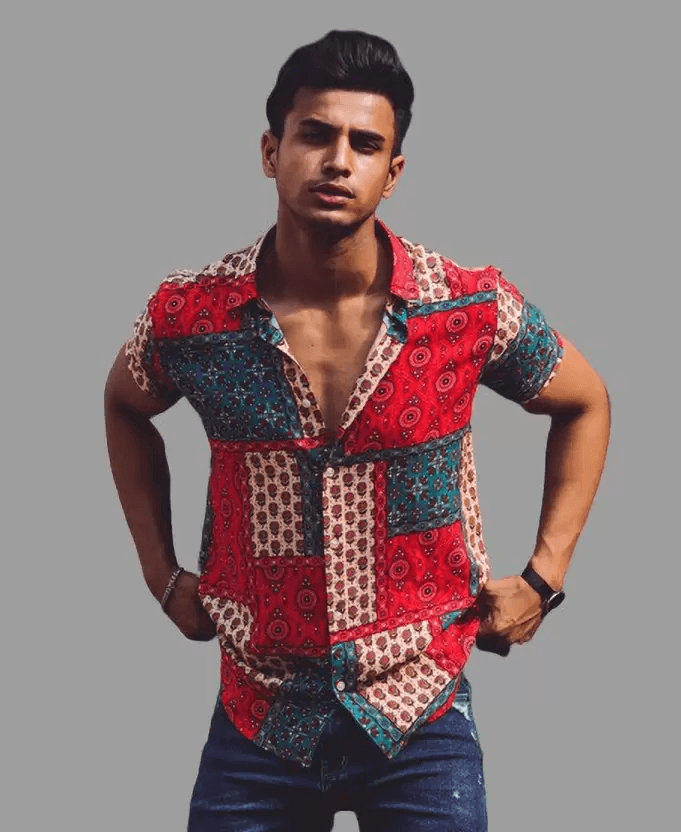 mens floral shirt outfits