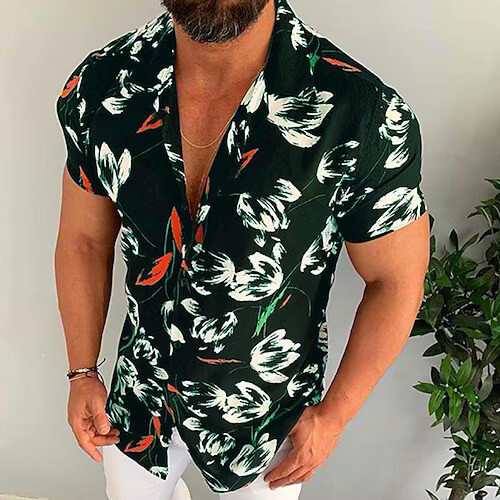 Stylish Mens Floral Shirt For Guys