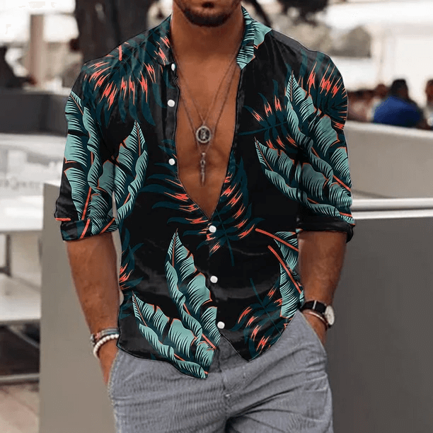 2023 floral shirt outfits for men