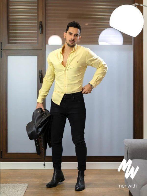 Light Yellow Color for Men